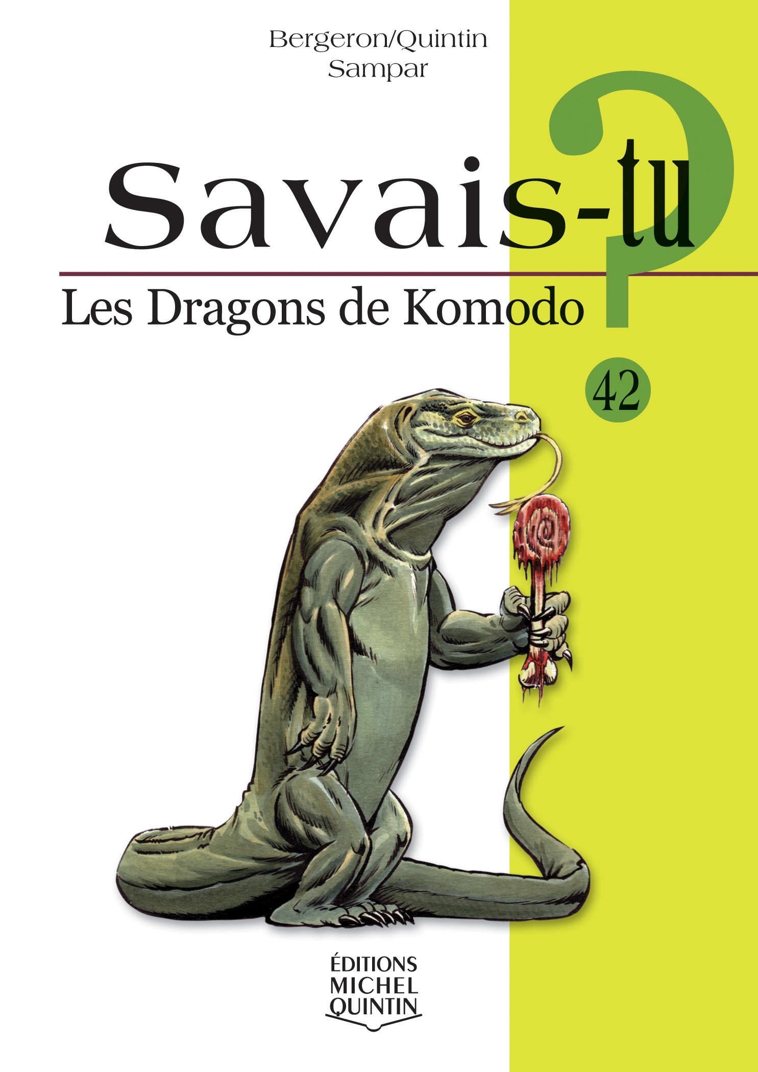 SAVAIS-TU ? LES DRAGONS DE KOMODO (NOIR ET BLANC)