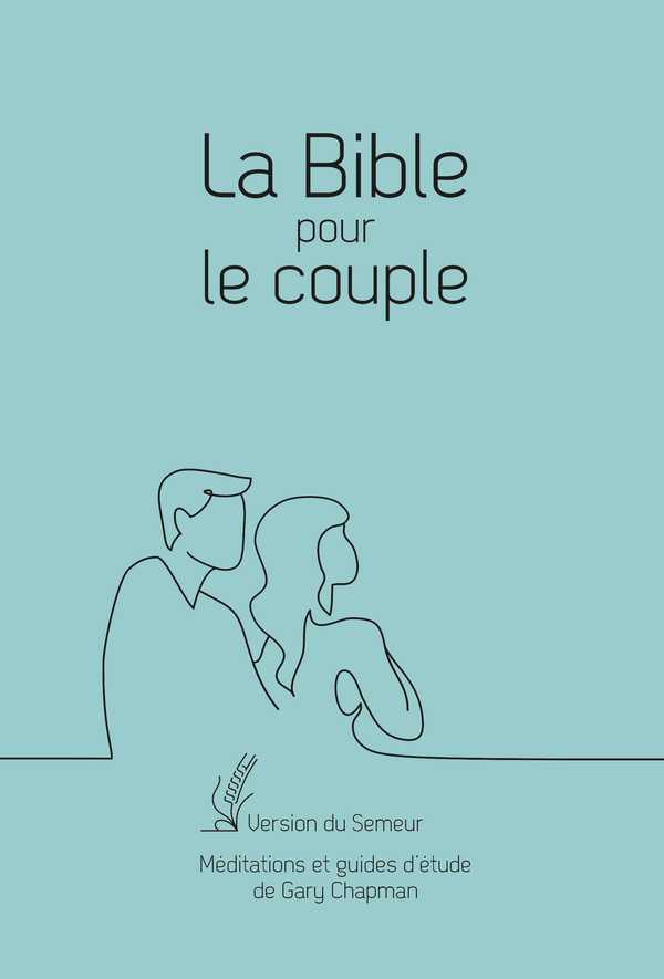 La Bible pour le couple, couverture souple bleue