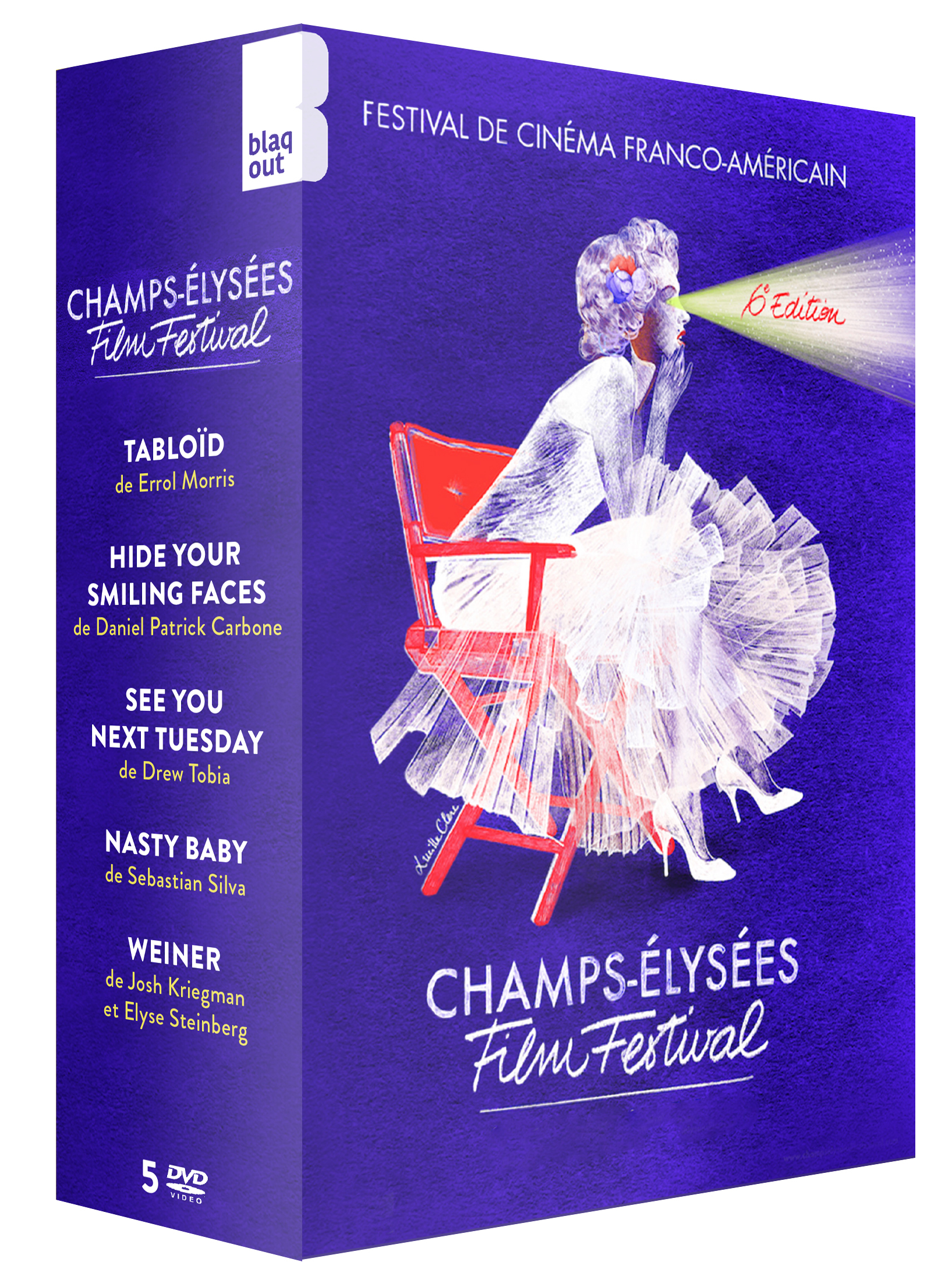 COFFRET CHAMPS ELYSEES FILM FESTIVAL - 5 DVD