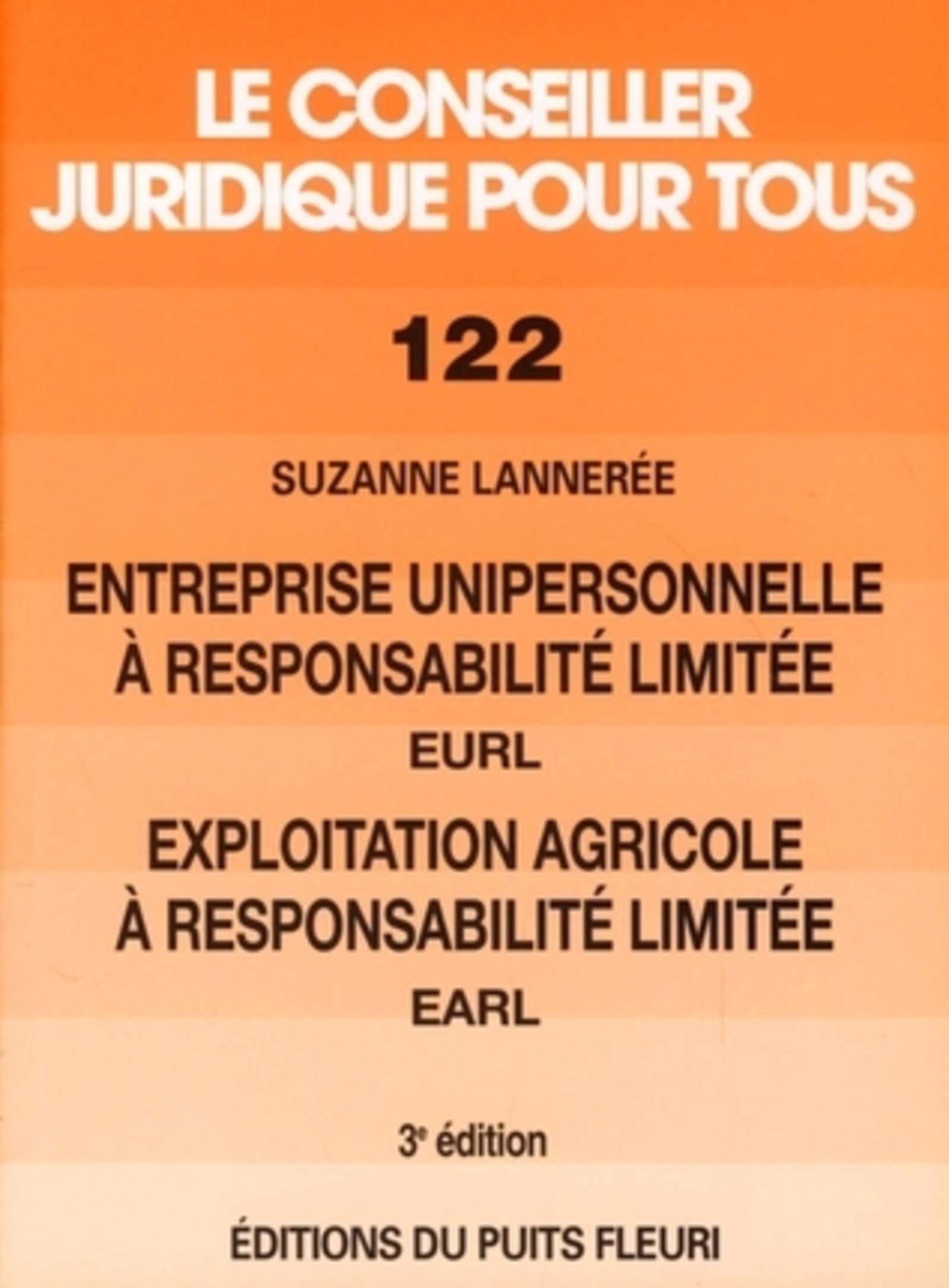 ENTREPRISE UNIPERSONNELLE A RESPONSABILITE LIMITEE EURL, EXPLOITATION A RESPONSA