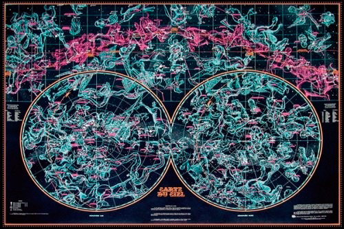 Carte Du Ciel 2 Hemispheres (B)