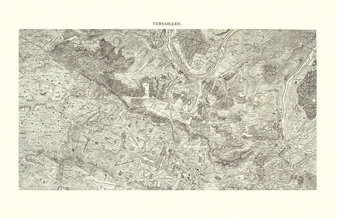 CHASSE DU ROI-VERSAILLES 74 CM X 105 CM