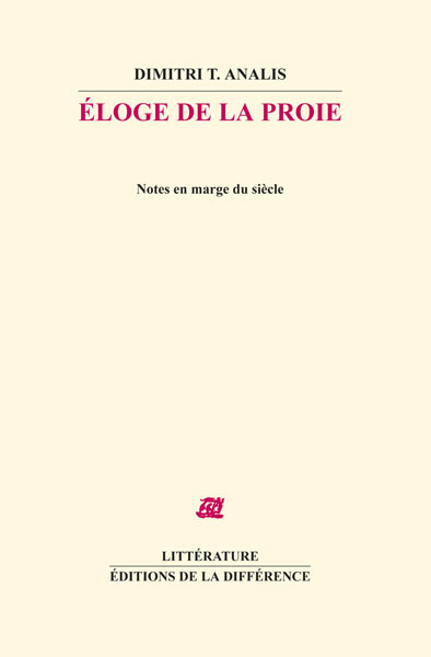 Éloge de la proie