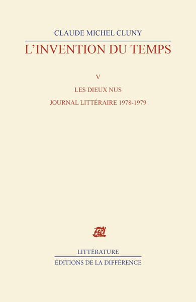 L'invention du temps T5 Les dieux nus