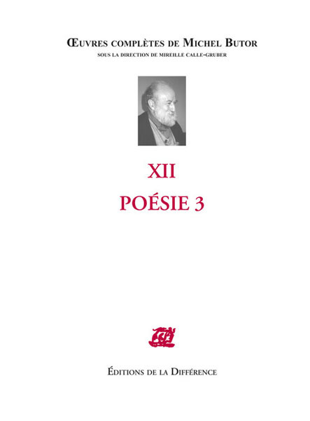 Oeuvres complètes XII poésie 3