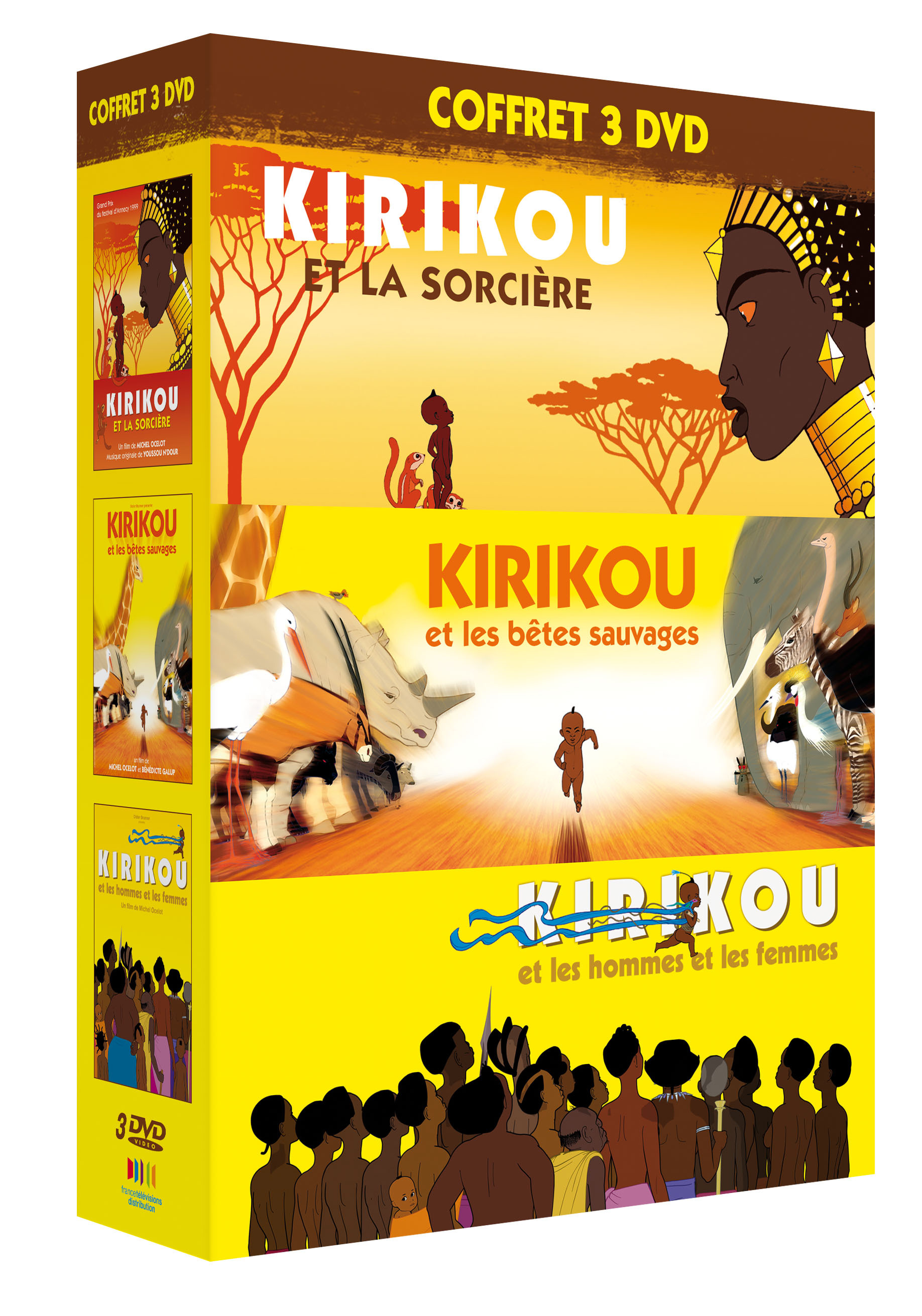 KIRIKOU - 3 DVD