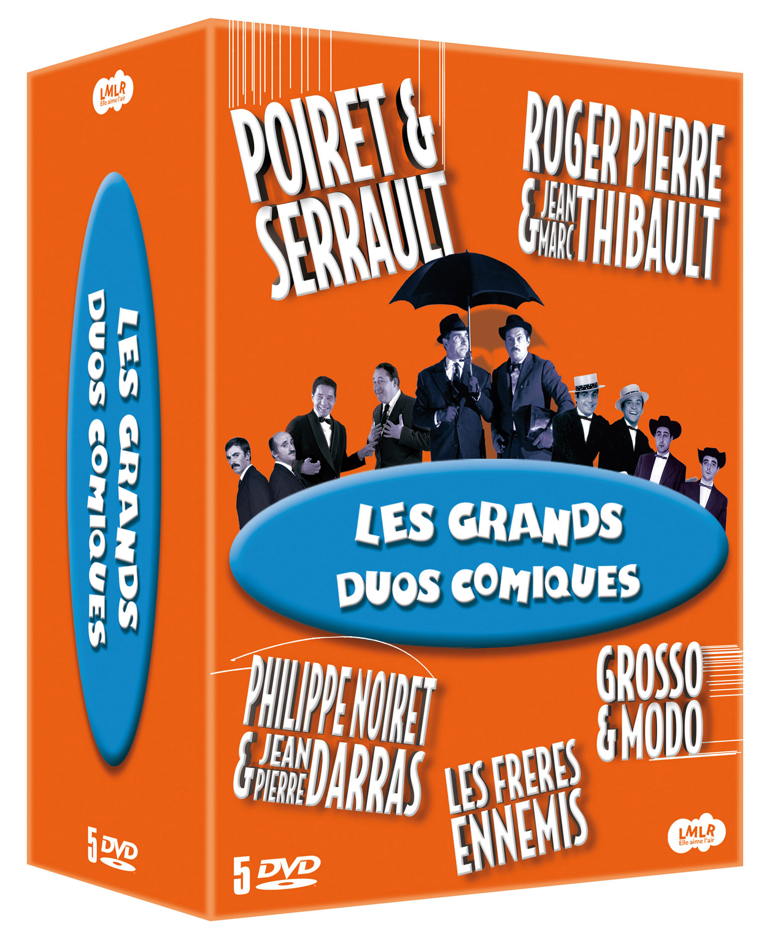 GRANDS DUOS COMIQUES - 5 DVD