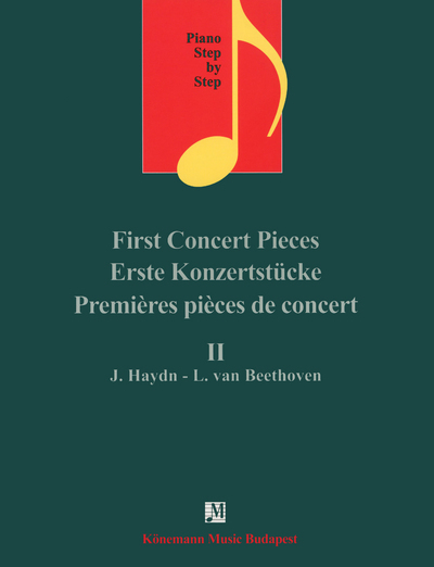 Partition - Premières pièces de concert II - Joseph Haydn - Ludwig van Beethoven - pour piano