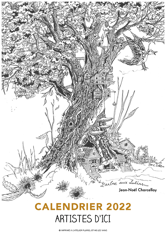 Calendrier 2022 d'artistes d'ici