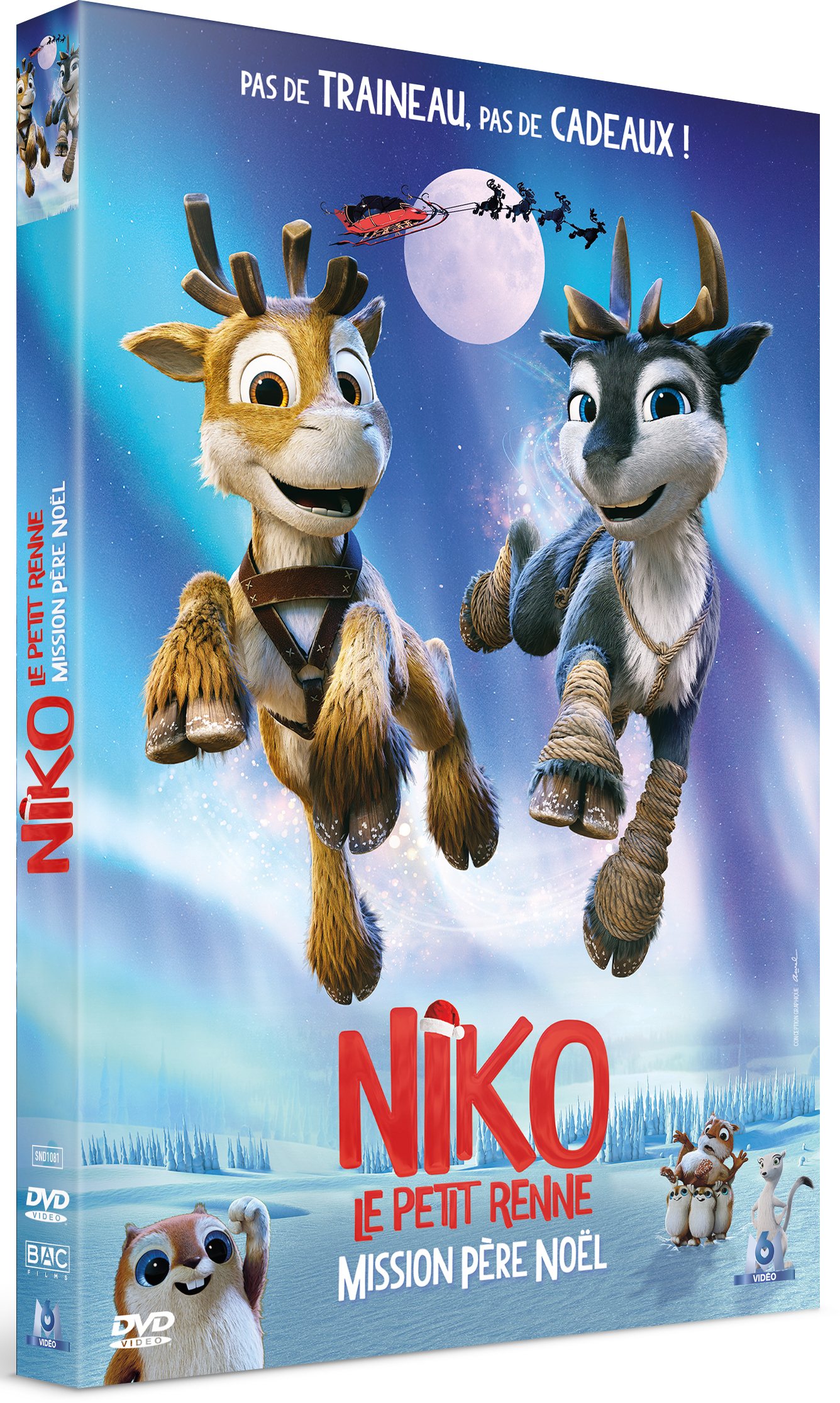 NIKO LE PETIT RENNE, MISSION PERE NOEL - DVD