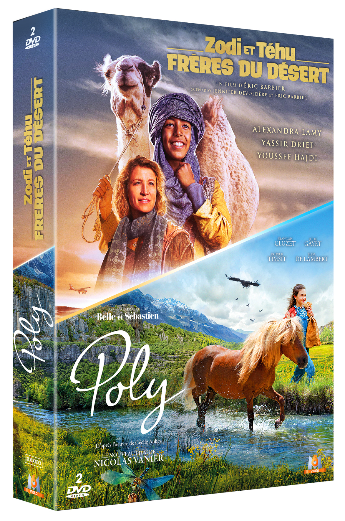 COFFRET ANIMAUX ENFANTS - 2 DVD