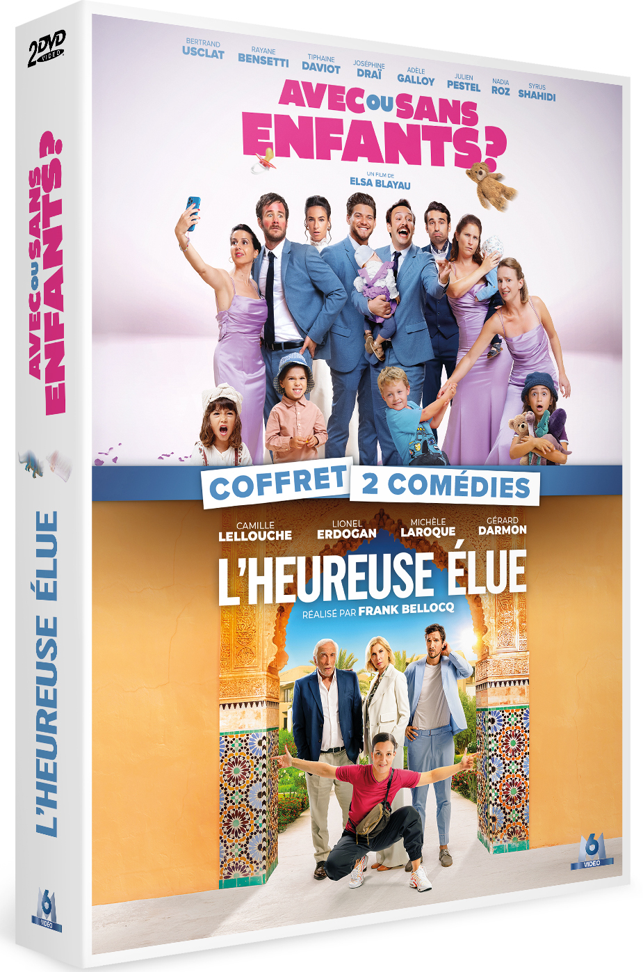 COFFRET COMEDIE - 2 DVD