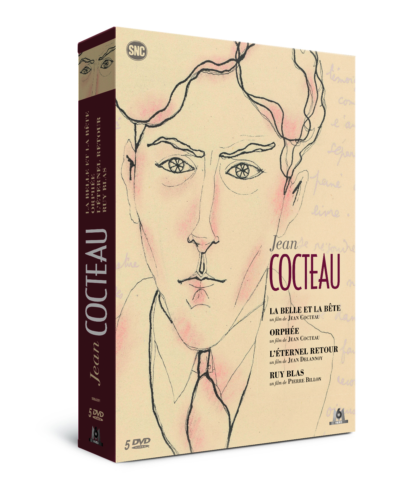 JEAN COCTEAU - 5 DVD