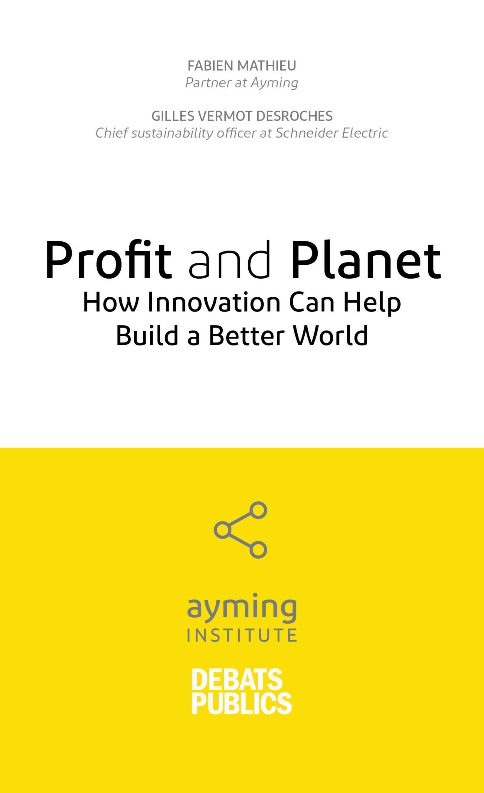 Profit and planet