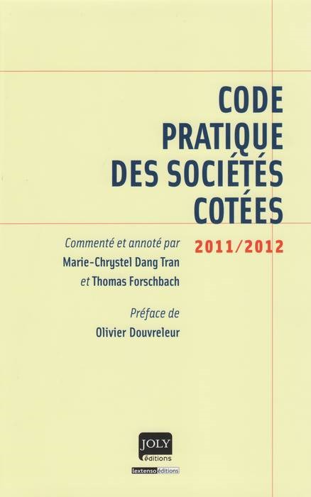CODE PRATIQUE DES SOCIÉTÉS COTÉES - 2ÈME ÉDITION