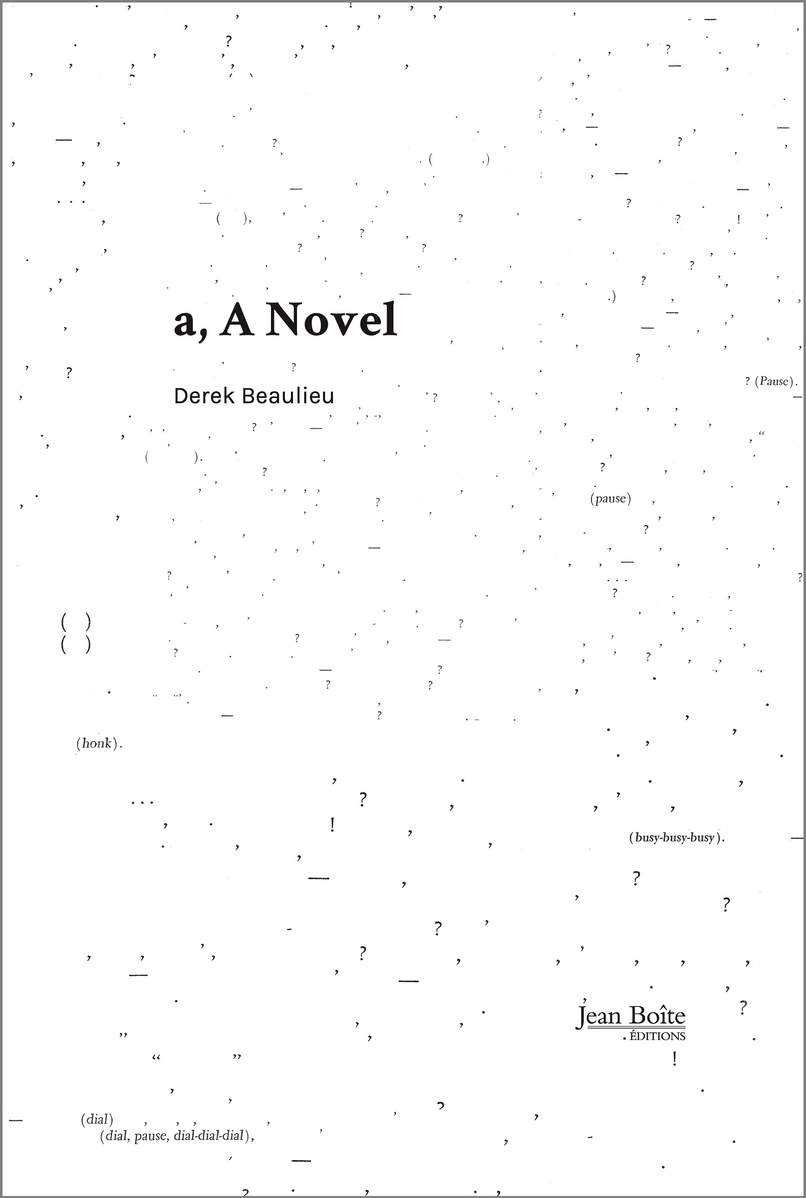 A - a novel