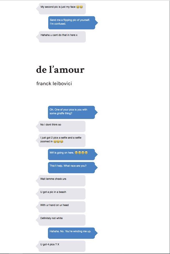 De l'amour