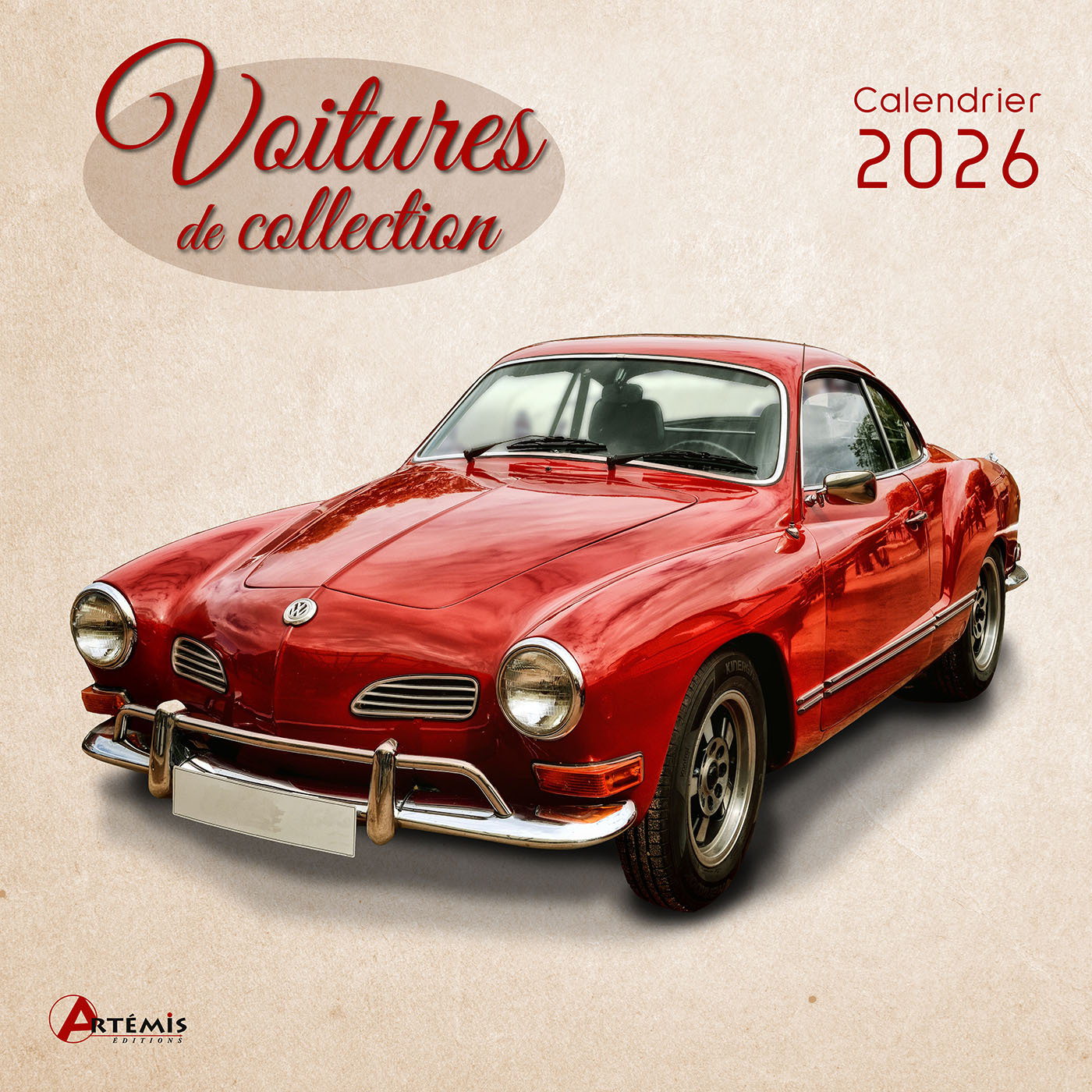 Calendrier voitures de collection 2026