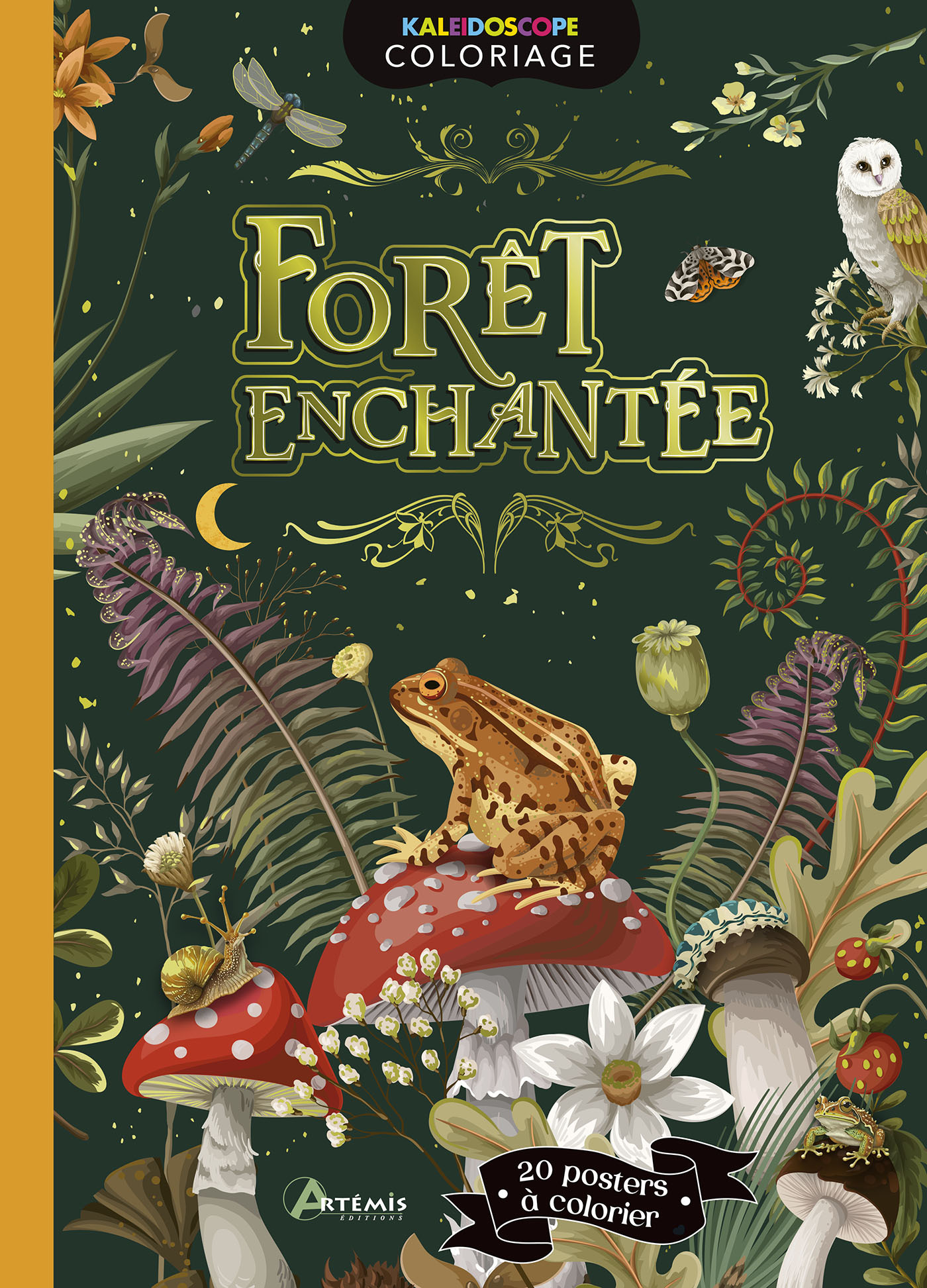 Forêt enchantée - 20 posters à colorier