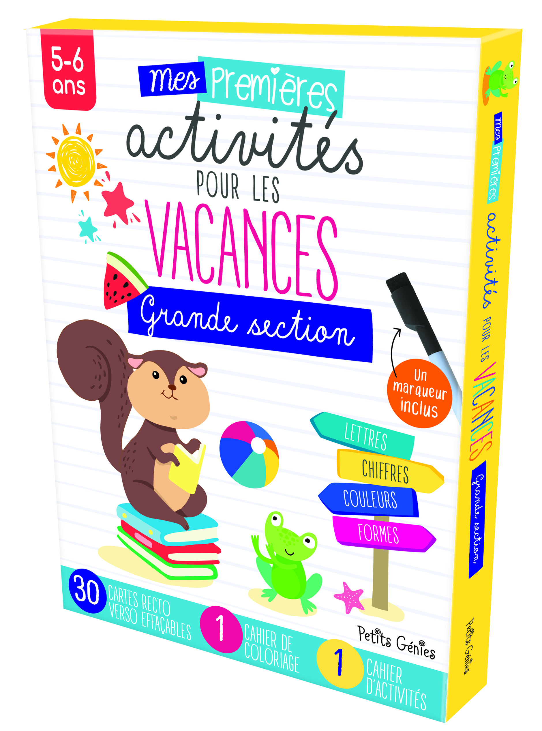 Mes premières activités pour les vacances Grande section 