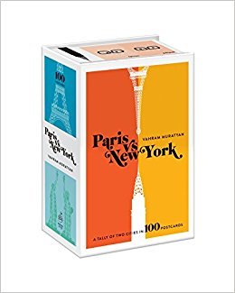 Paris versus New York Postcard Box: A Tally of Two Cities in 100 Postcards /anglais