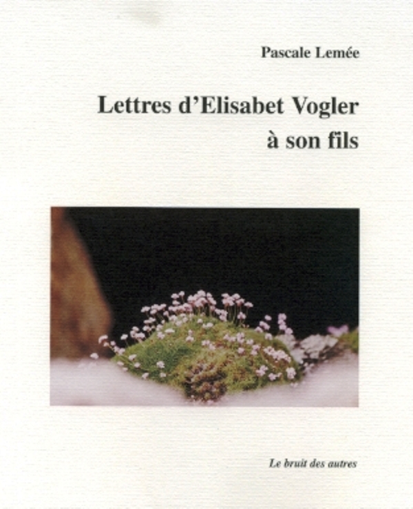 LETTRES D'ELISABET VOGLER A SON FILS