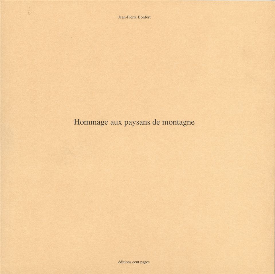 Hommage aux paysans de montagen (Coffret)