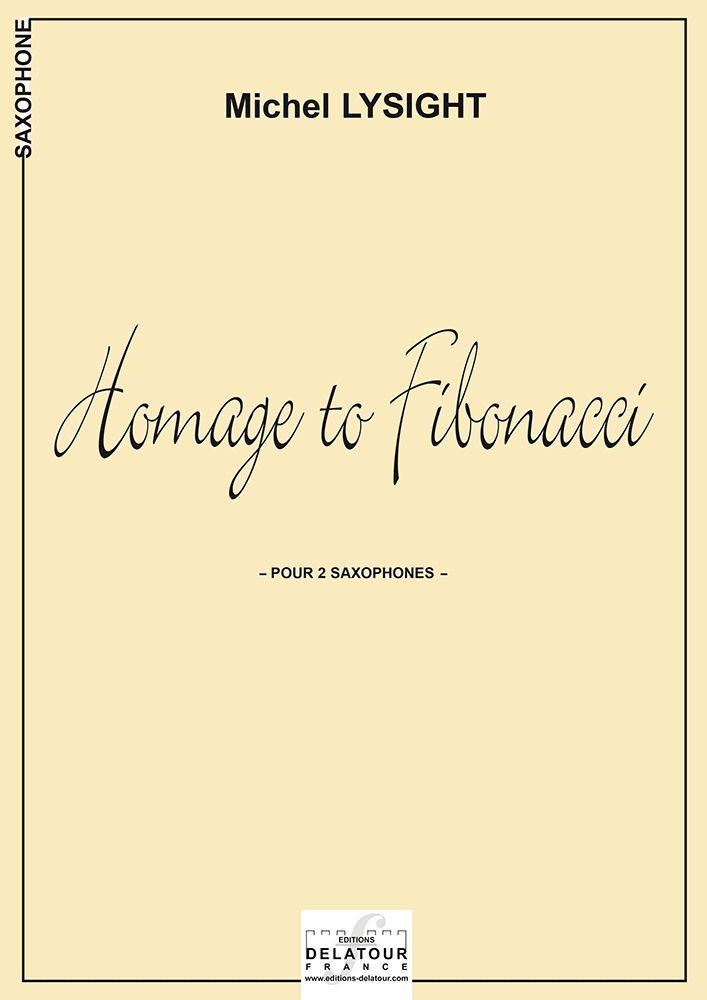 HOMAGE TO FIBONACCI (VERSION 2 SAXOPHONES)