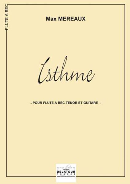 ISTHME POUR FLUTE A BEC TENOR ET GUITARE