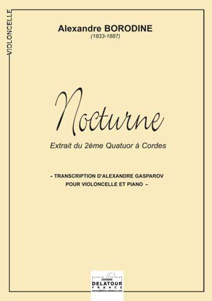 NOCTURNE POUR VIOLONCELLE ET PIANO