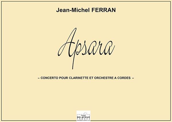 APSARA - CONCERTO POUR CLARINETTE ET ORCHESTRE A CORDES (MATERIEL)