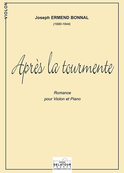 APRES LA TOURMENTE POUR VIOLON ET PIANO