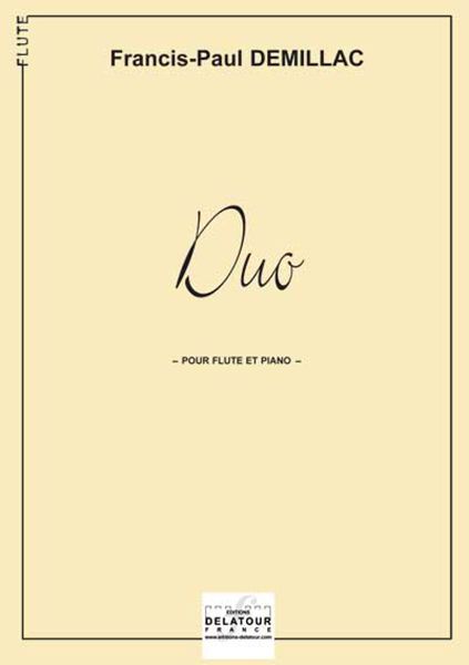 DUO POUR FLUTE ET PIANO
