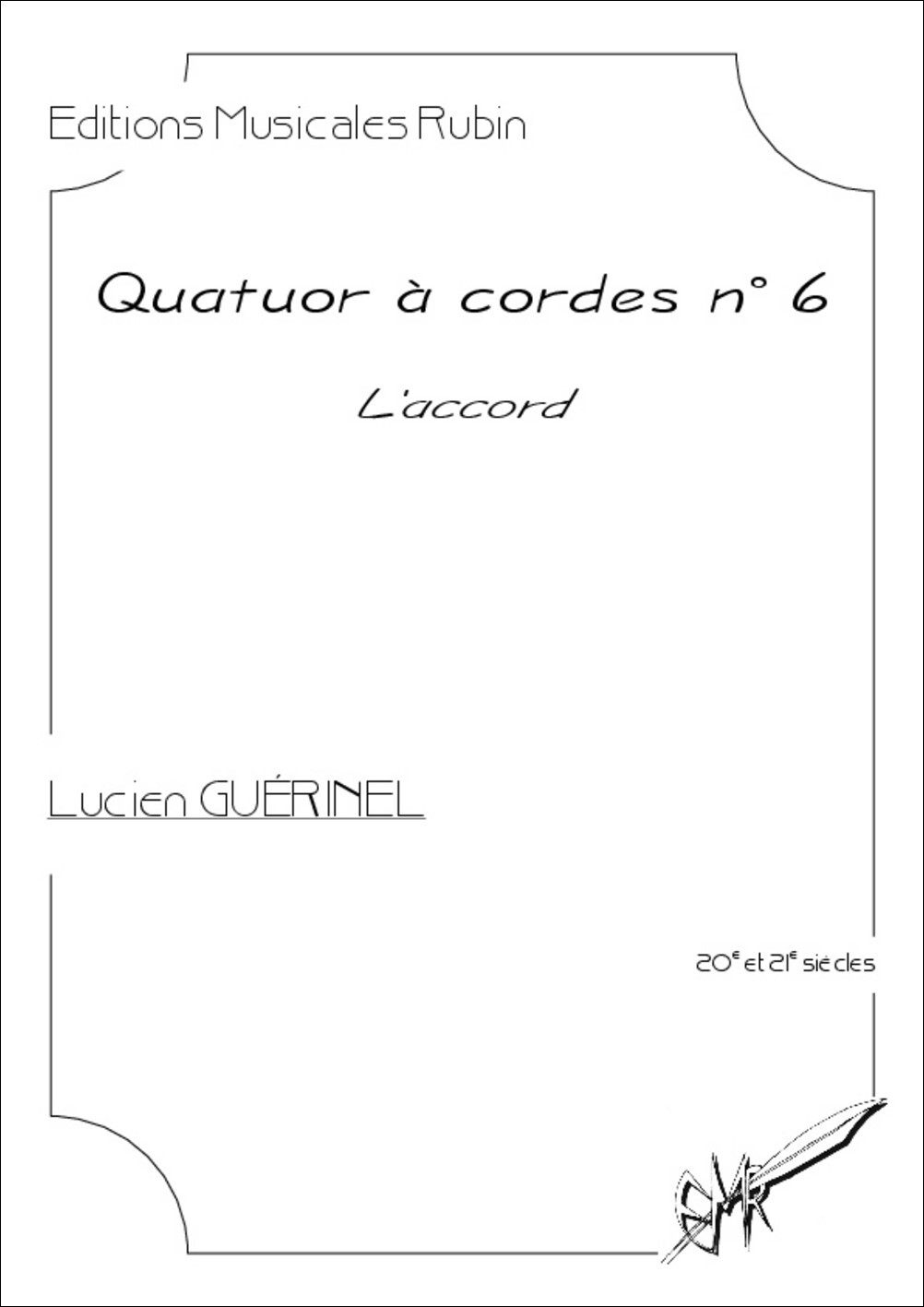 Quatuor à cordes n° 6