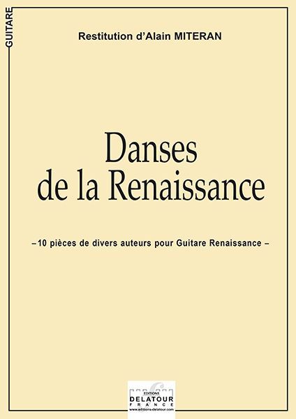 DANSES DE LA RENAISSANCE POUR GUITARE RENAISSANCE