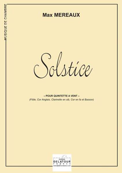 SOLSTICE POUR QUINTETTE A VENT