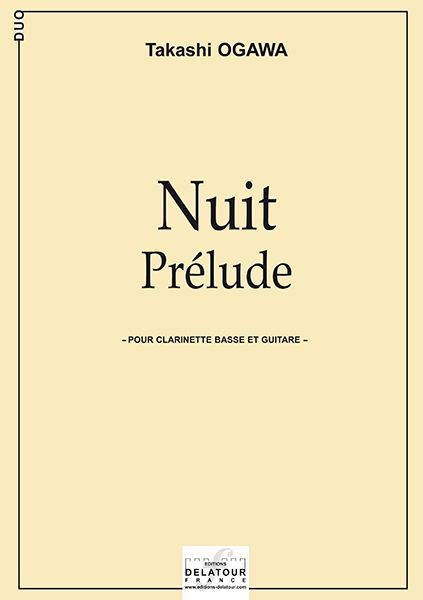 NUIT - PRELUDE POUR CLARINETTE BASSE ET GUITARE