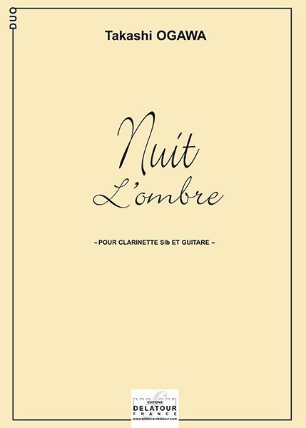 NUIT - L'OMBRE POUR CLARINETTE ET GUITARE