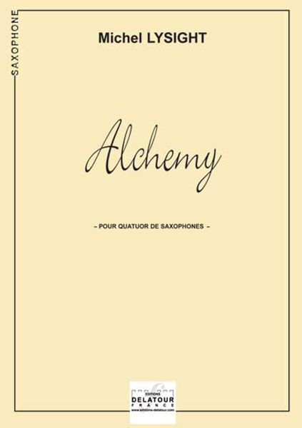 ALCHEMY (VERSION QUATUOR DE SAXOPHONES)