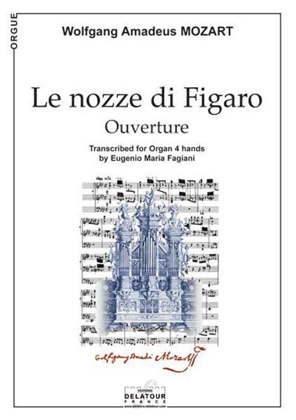 LE NOZZE DI FIGARO (OUVERTURE) POUR ORGUE A 4 MAINS