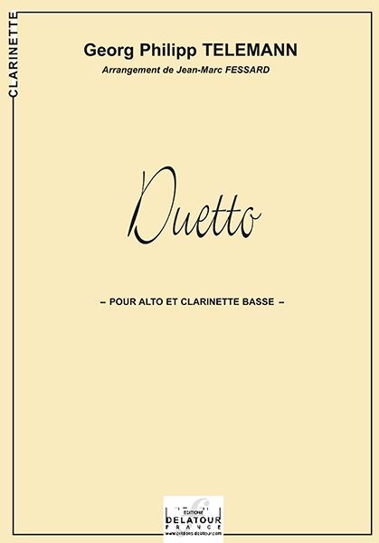 DUETTO POUR ALTO ET CLARINETTE BASSE