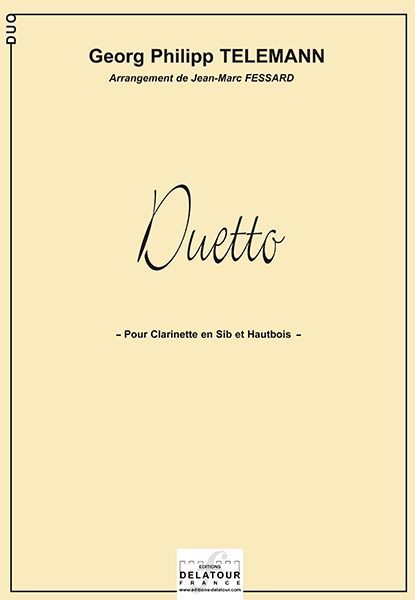 DUETTO POUR CLARINETTE ET HAUTBOIS