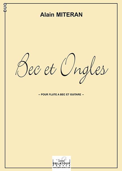 BEC ET ONGLES POUR FLUTE A BEC ET GUITARE