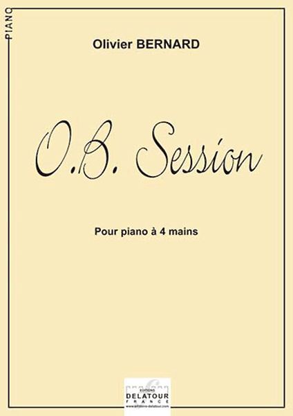 O.B. SESSION POUR PIANO A 4 MAINS