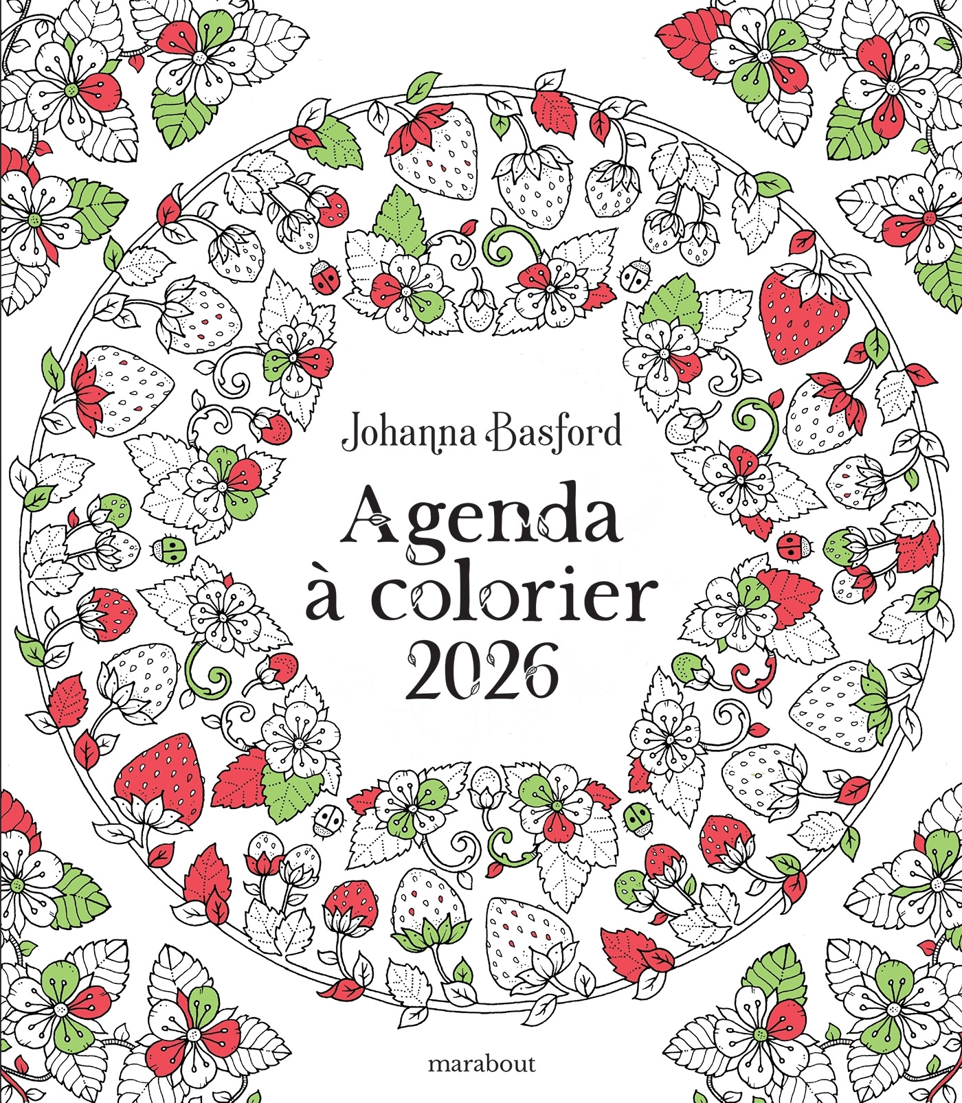 Agenda à colorier 2026