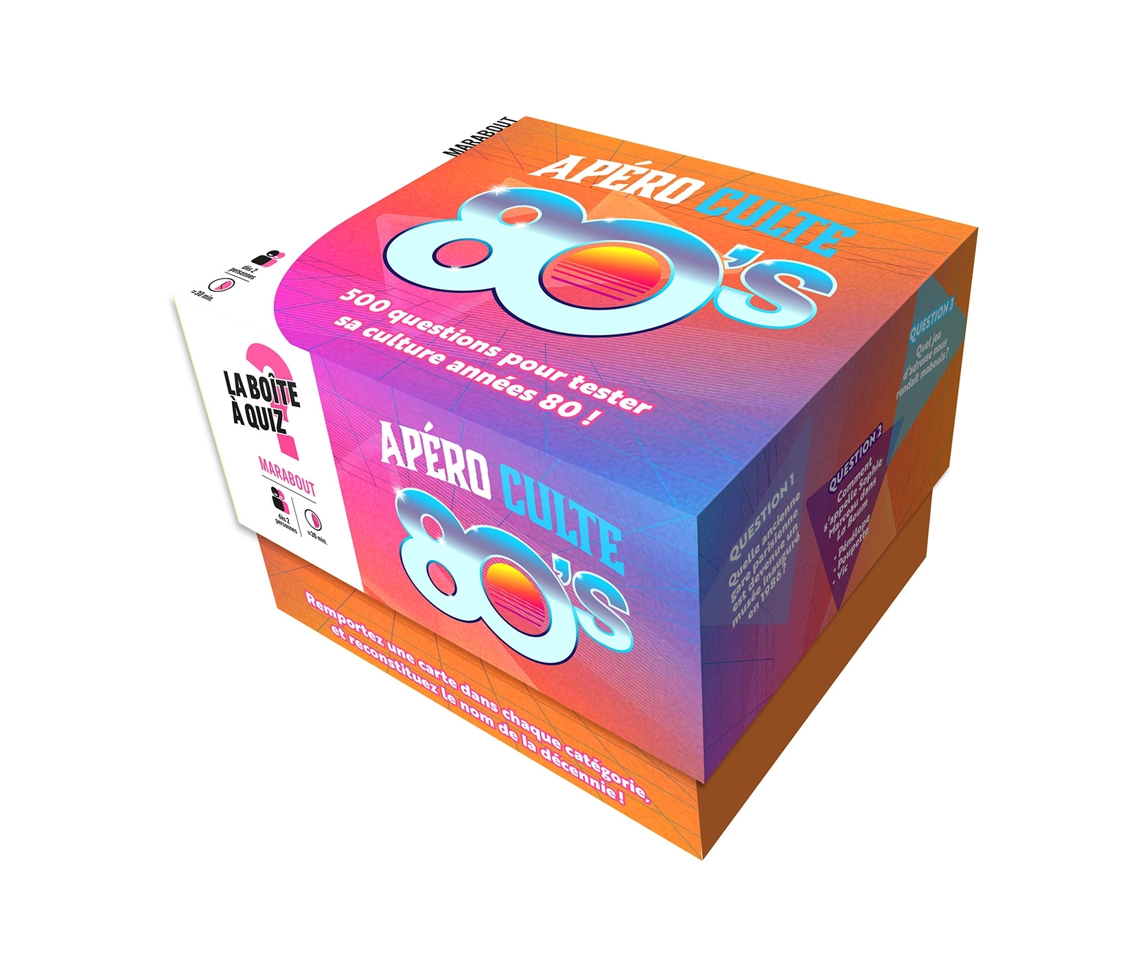 La boîte Apéro Culte Années 80