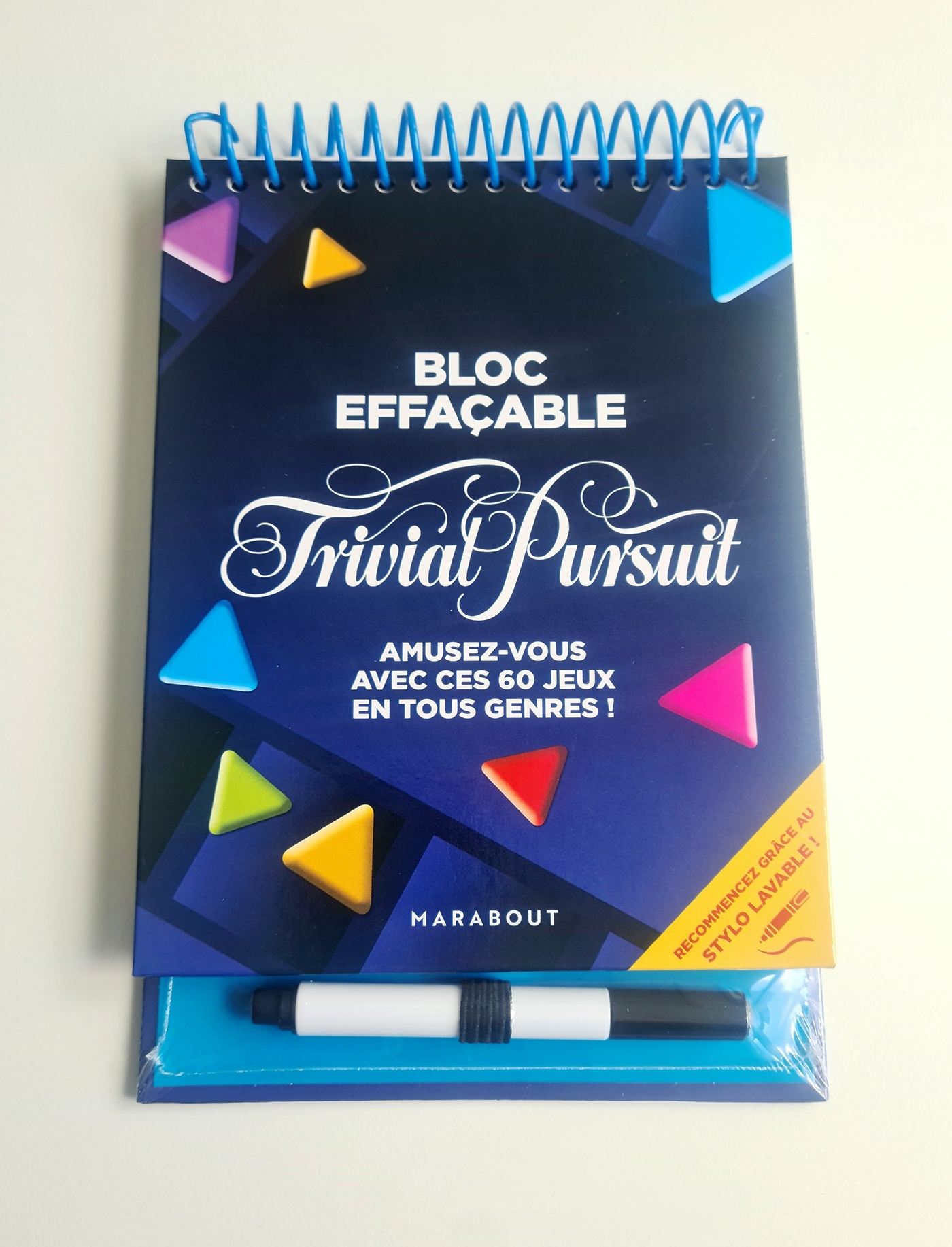 Bloc de jeux effacable - Trivial Pursuit