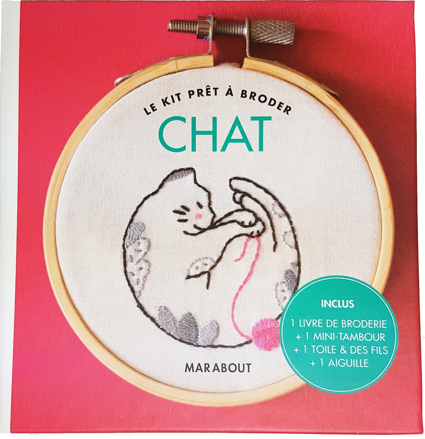 Kit prêt à broder - Chat