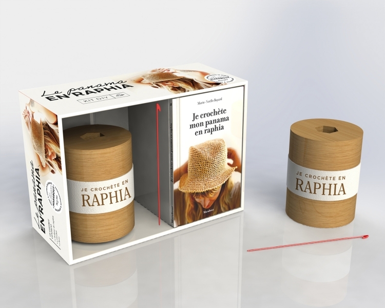 Coffret Kit DIY Chapeau raphia