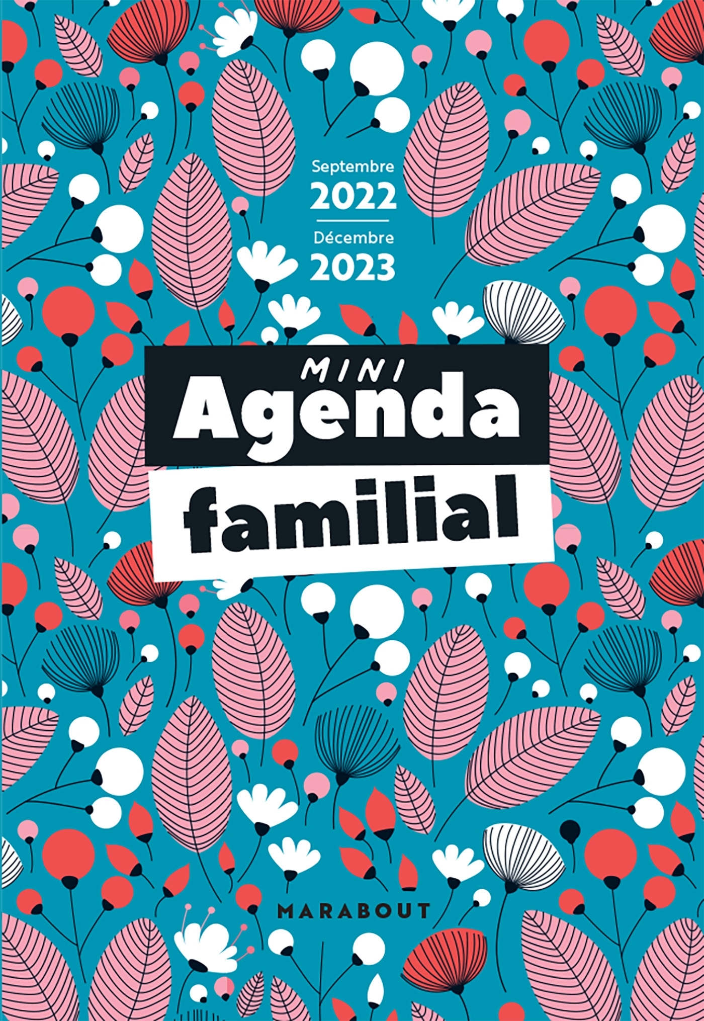 Mini agenda familial - Septembre 2022 - Décembre 2023